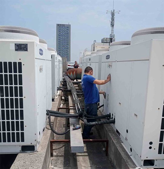 苏尼特右中央空调制热和不制冷系统维修方法